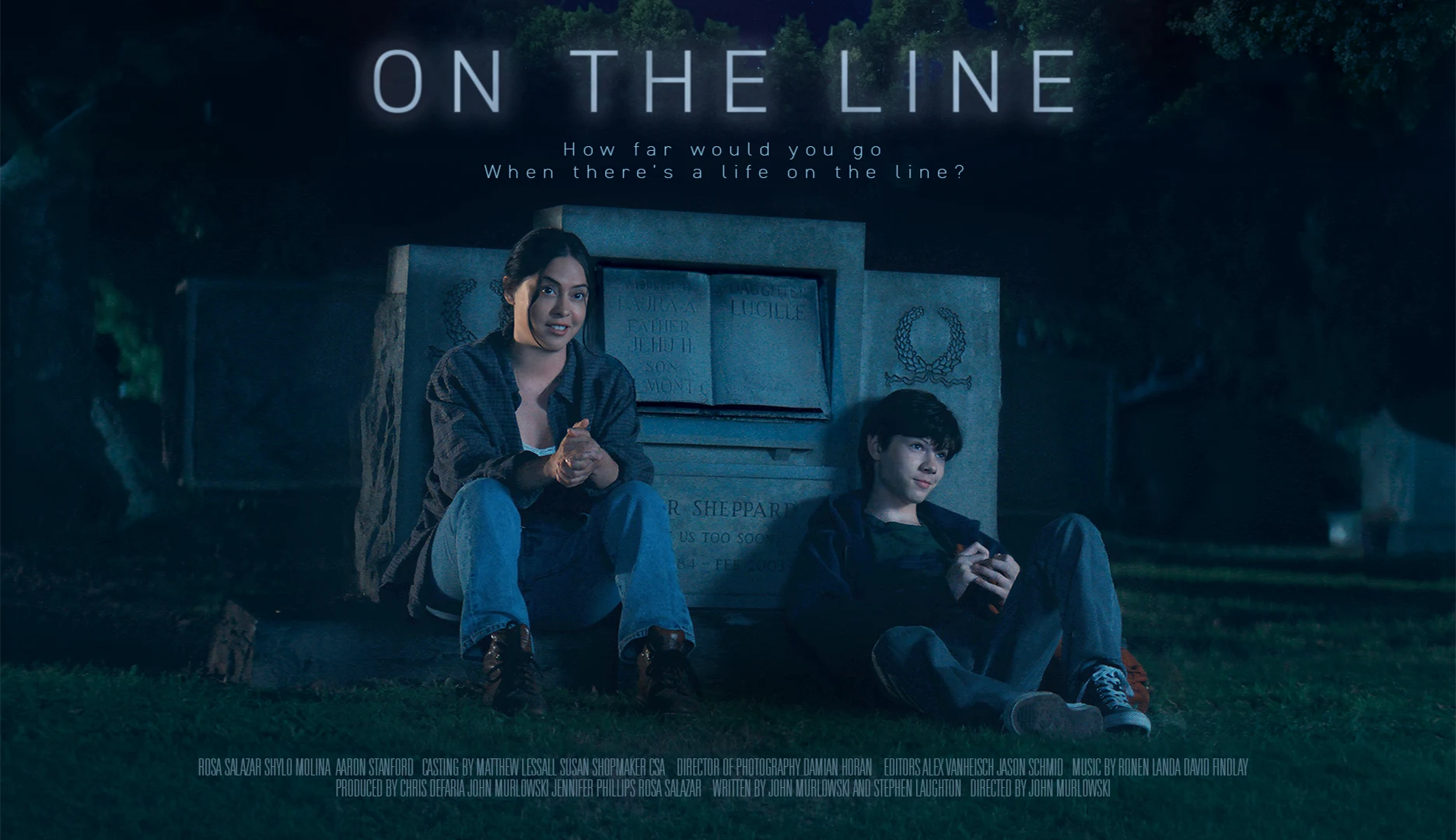 Landscape key art for ON THE LINE